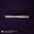 Chalk carving of a pillar