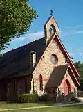 Charlotte Hall Historic District, Dent Memorial Chapel, July 2009