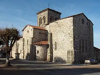 The church in Chassenon