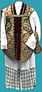Chasuble sewn with Turkish tents captured by the Polish army in Vienna, 1683
