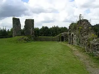 Ruins of the chateau