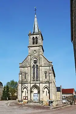 The church in Chemin-d'Aisey