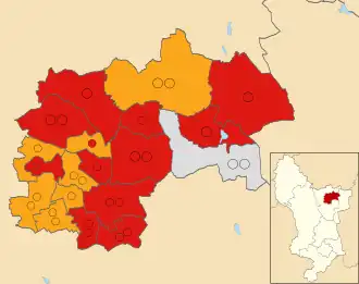 2019 results map