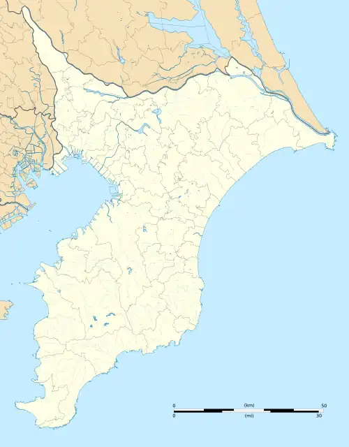 Shisui Station is located in Chiba Prefecture