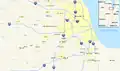 Interstates in Chicago as of June 2007