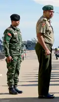 Coronel Falur Rate Laek&nbsp;[de] and Primeiro-tenente of the Naval component (2014)