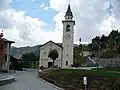 The parish church of Chamois
