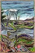 North Beach, San Francisco, oil on canvas, 2000