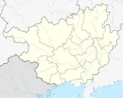 Yangshuo is located in Guangxi