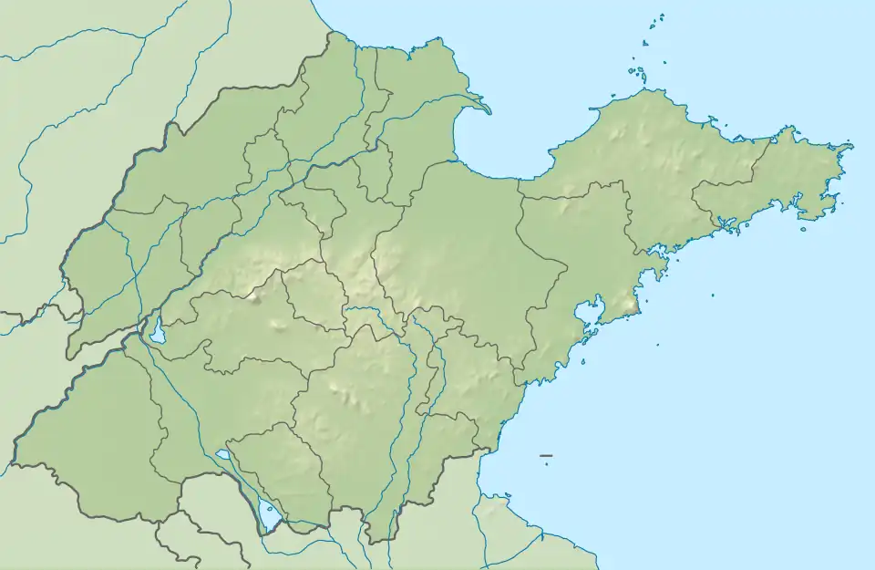 Dongping Lake is located in Shandong