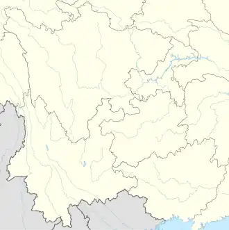 Chishui is located in Southwest China