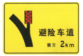 2km to escape lane