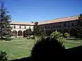 The beautiful cloister of the church "dell'Annunziata".