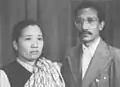 A young Chittadhar with wife Gyan Prabha.