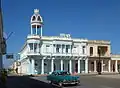 Palacio Ferrer. José Ferrer Sires, a wealthy Catalan settled in Cienfuegos, he commissioned renowned Cuban architect Pablo Donato Carbonell to design the luxurious palace for his family. Construction lasted between 1917 and 1920.
