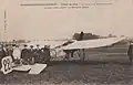 Alfred Leblanc arrives first in a Blériot XI.