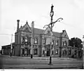 The City baths with its Dutch gables about 1890.