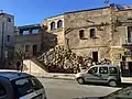 Remains of the city walls on Corso Umberto I - Intersection with the Megalithic Walls of Altamura.