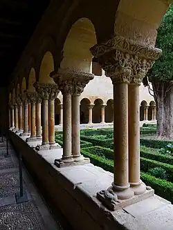Portico of the Abbey of Santo Domingo de Silos, Santo Domingo de Silos, Spain, unknown architect, begun in 1085[165]