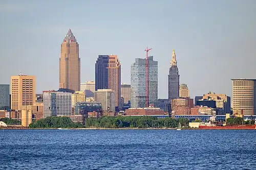 Downtown Cleveland in June 2024