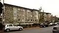 Clifton House flats, Queen Parade, where the school first stood