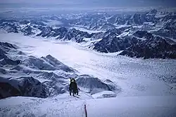 Looking down the SW Ridge at about 10,500&nbsp;ft