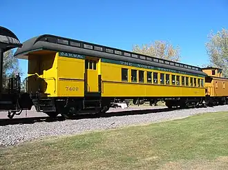 Chicago and North Western 7409, a coach-baggage combine car
