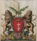 The coat of arms of Danzig as of the 17th century