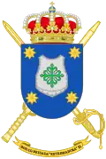 Coat of Arms of the 11th Brigade "Extremadura" Headquarters Battalion (BCG BR XI)