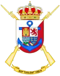 Coat of Arms of the 8th-3 Protected Infantry Flag "Christopher Columbus" (BIP-VIII/3)