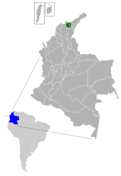 Map of range