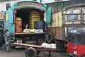 One of the streets that make up the Pettah Market