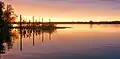 Sunset at Seliger lakes