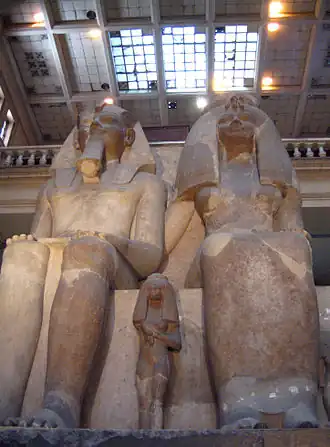 Amenhotep III, Tiye and their daughter