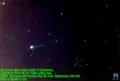 The comet on 30 August, from an online telescope