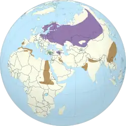Map of range