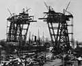 Bridge under construction, 1913.