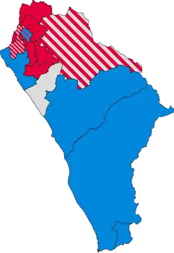 2019 results map