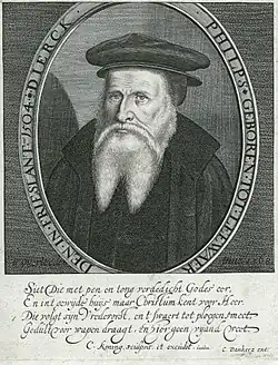 Portrait of Dirk Philips by Coning
