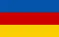 Unofficial flag of the cossack ethnos and Cossackia