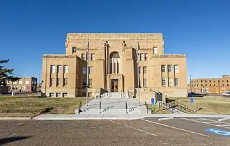 Cottle County Courthouse in Paducah