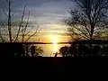 Sunset on Lough Lene