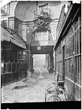View of the entrance to the Cour du Dragon.