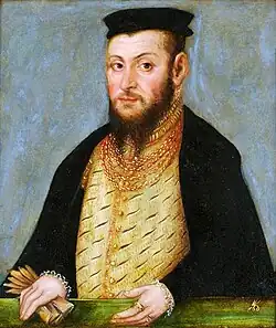 Image 107Sigismund II Augustus took decisive steps to ensure preservation of the union after his death (from History of Lithuania)