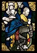 Stained glass: Escape from Egypt, 1902-1906, National Museum in Kraków