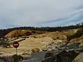 Calcium carbonate mine in Chauffour et Puy Pelan