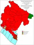 Ethnic structure of Montenegro by municipalities 1961