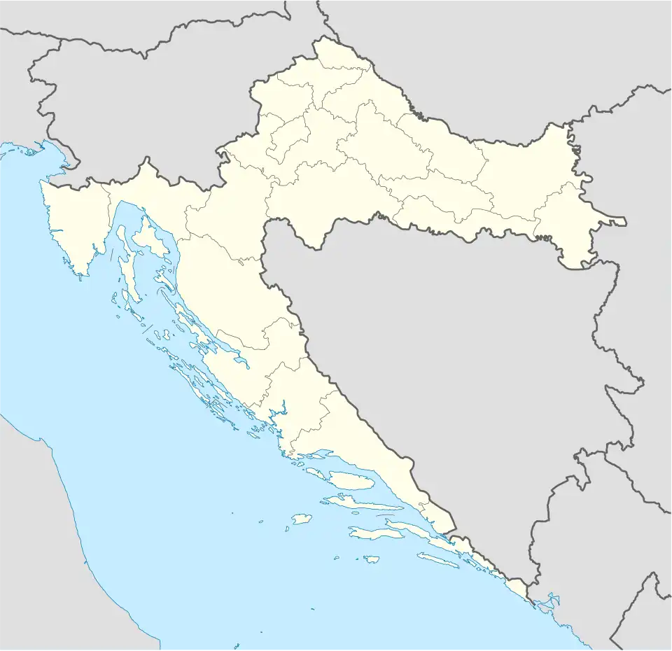 Sinj is located in Croatia