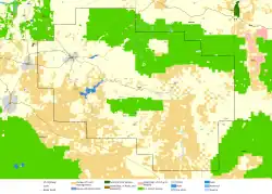 Map of Crook County