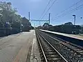 Northbound view from Platform 2, August 2024